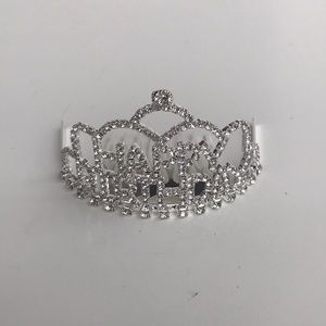 Happy Birthday Rhinestones Mini Tiara